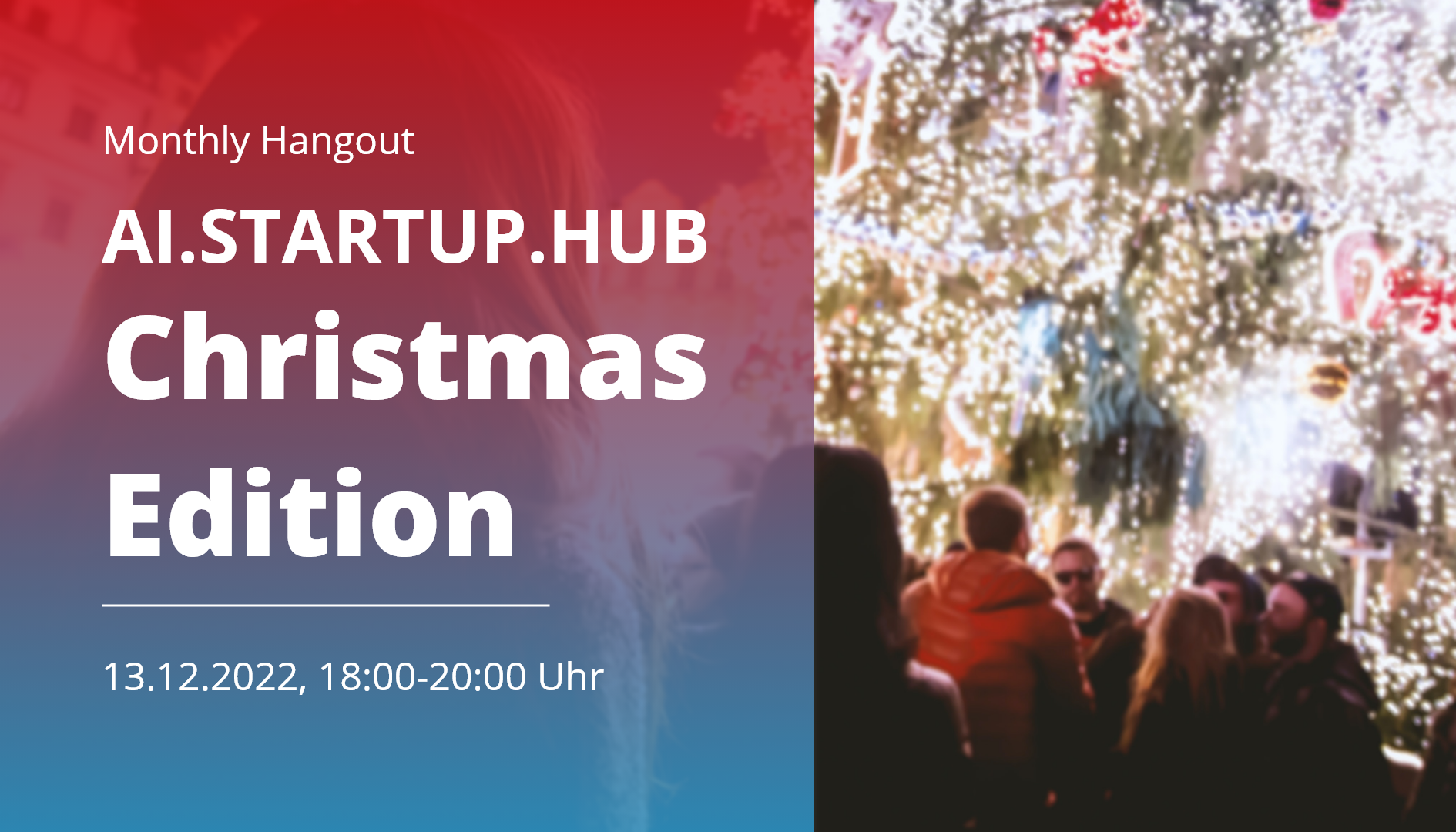 Monthly Hangout AI.STARTUP.HUB – Christmas Edition